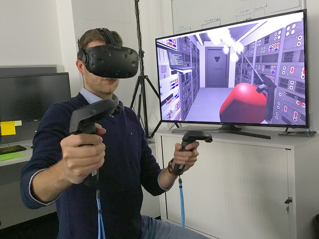 A VR safety training exercise by the European Space Agency