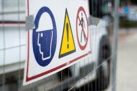 construction site safety signage for cscs green card labourers