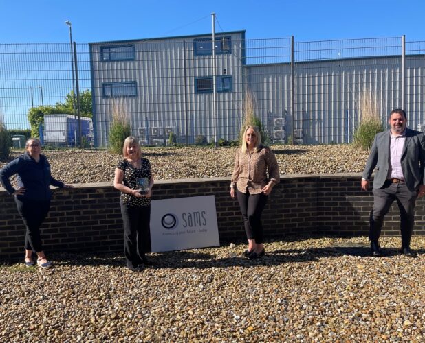 The award-winning team outside SAMS