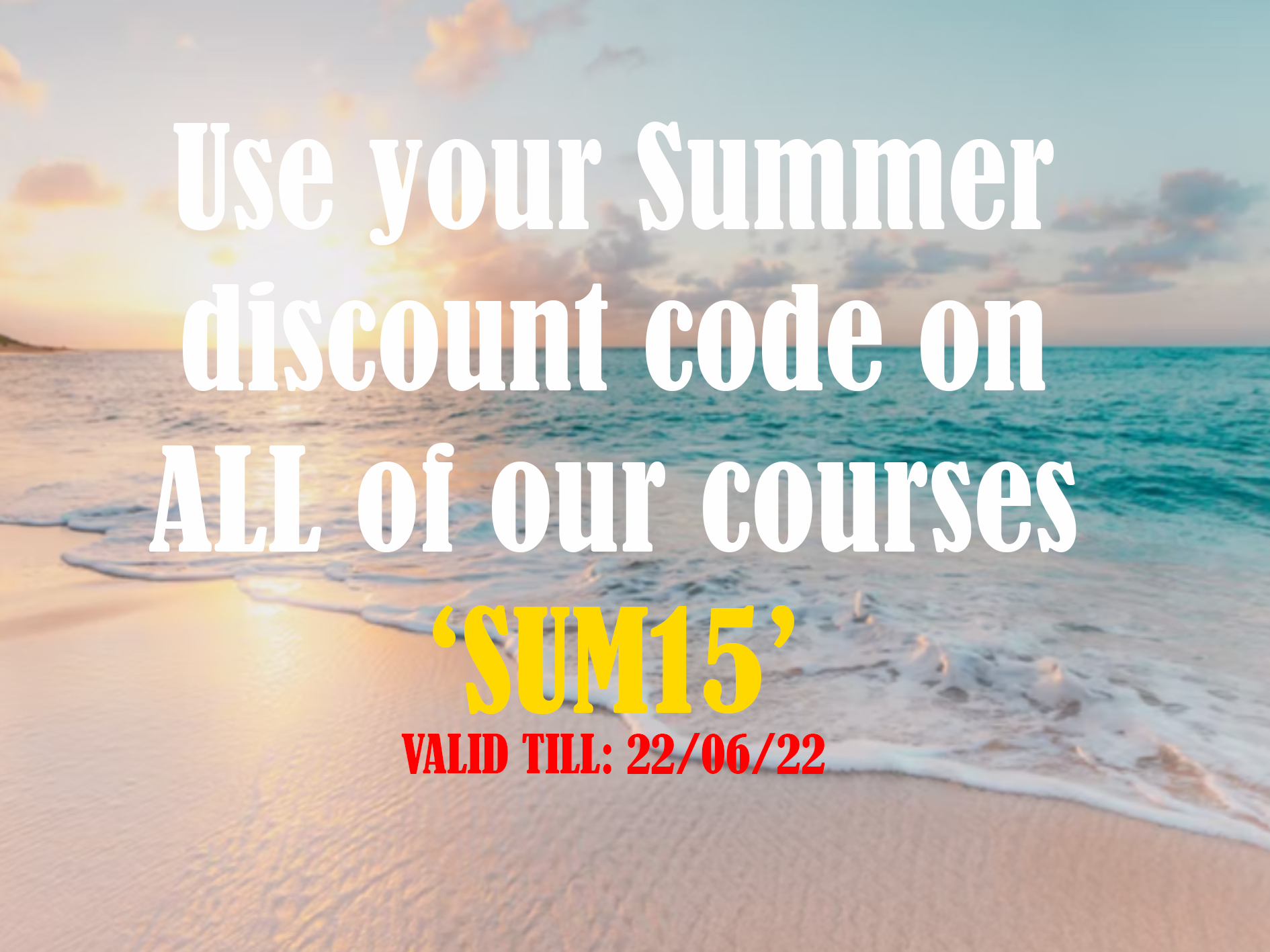 summertime discount sun15