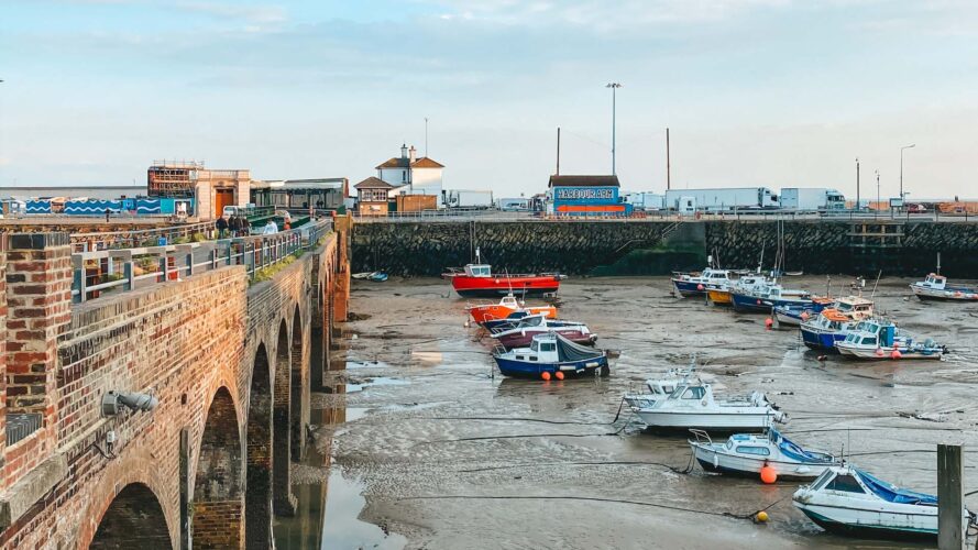 folkestone harbour and boats