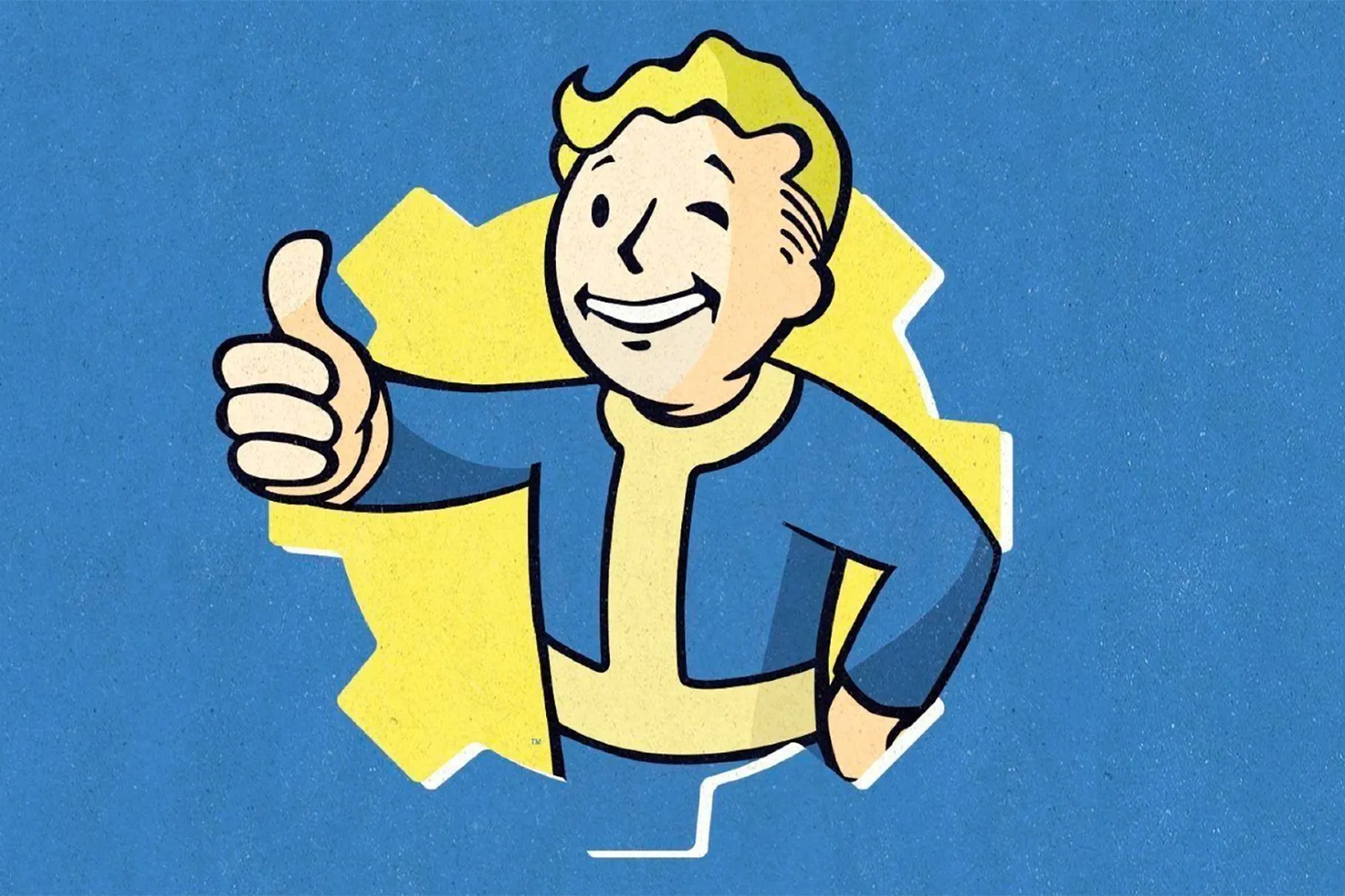 Vault Boy, the mascot from Fallout